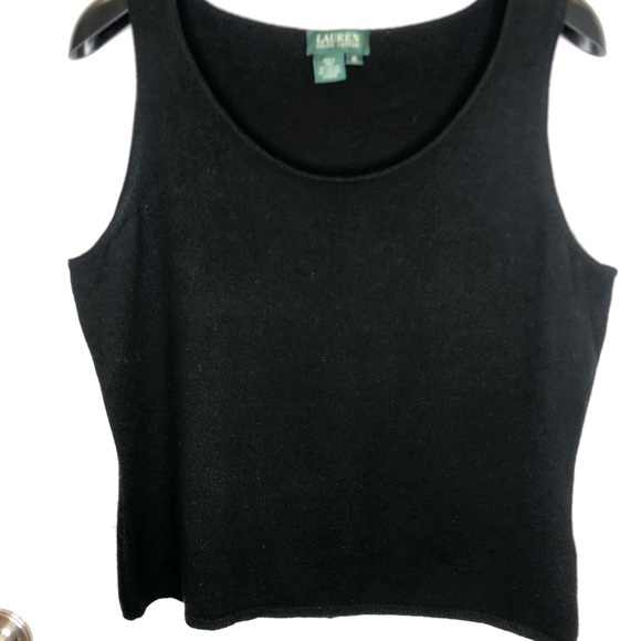 Lauren by Ralph Lauren XL vest silk cashmere - Picture 3 of 8